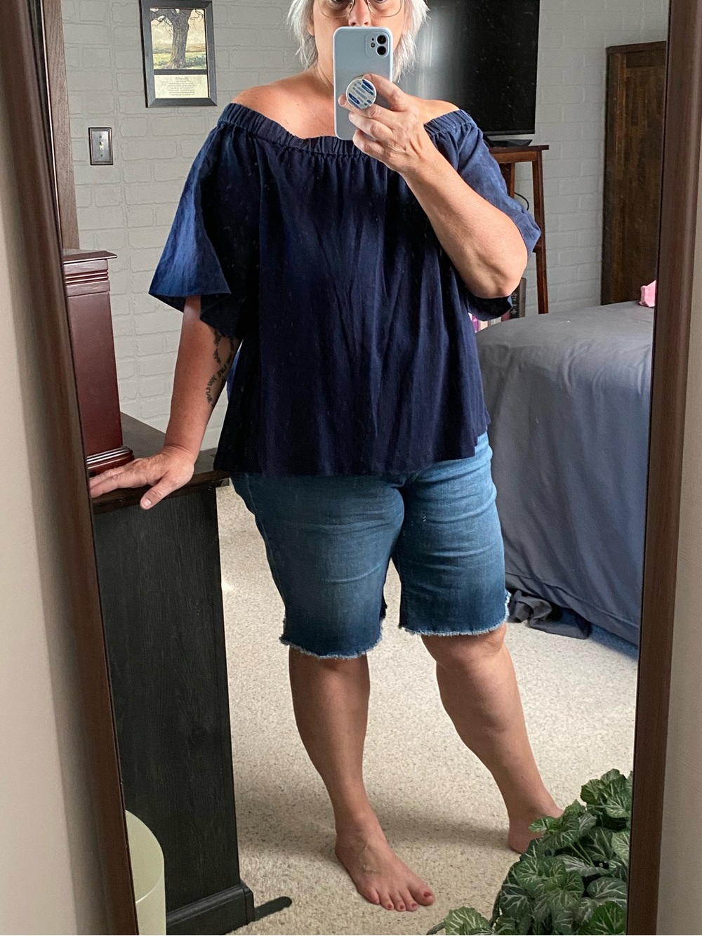 CHICO'S OFF SHOULDER TOP - XL (3)